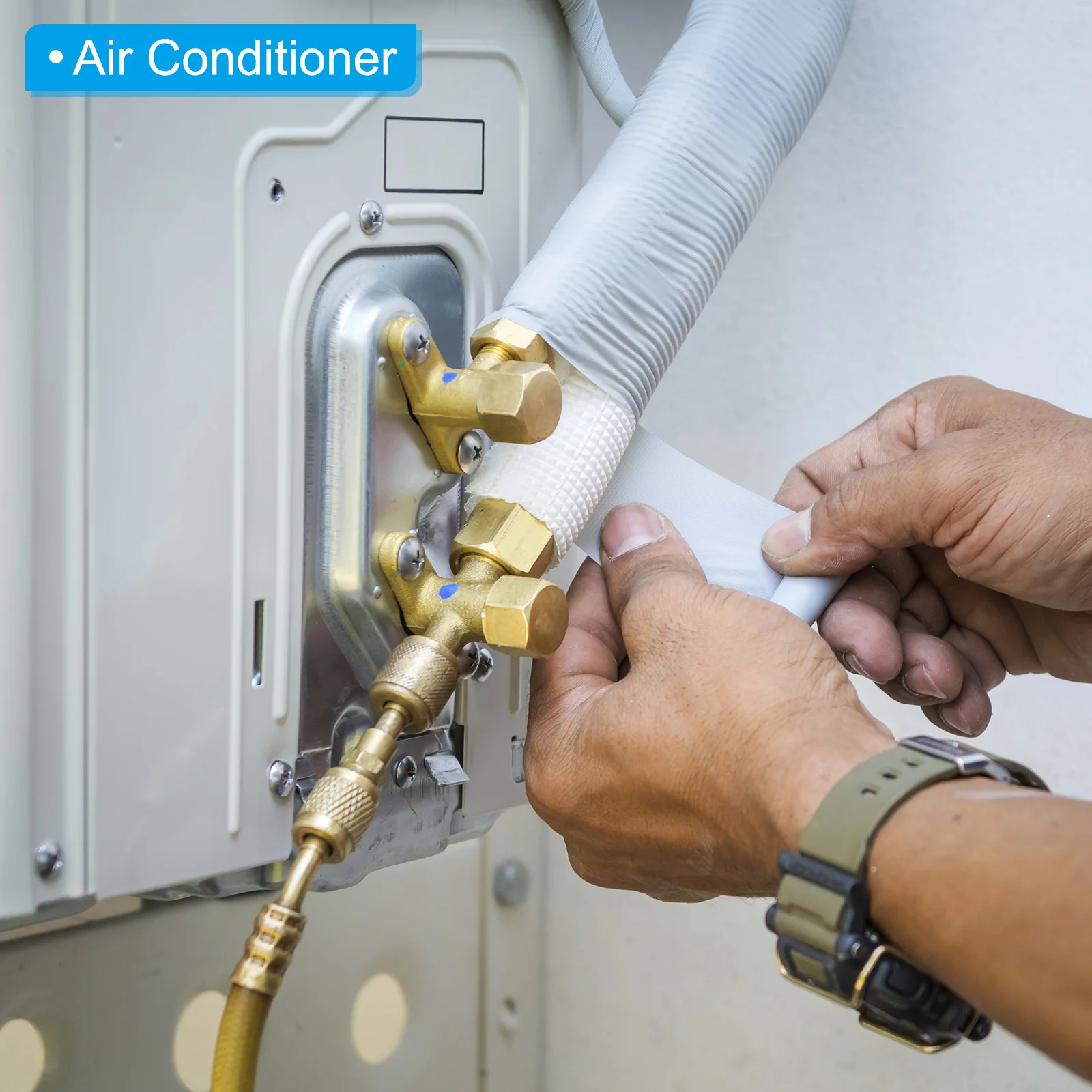 4.9ft Pipe Insulation Tubing, 1 Pcs 3/4 Inch ID Heat Preservation Insulated Foam Tubing Handle Grip