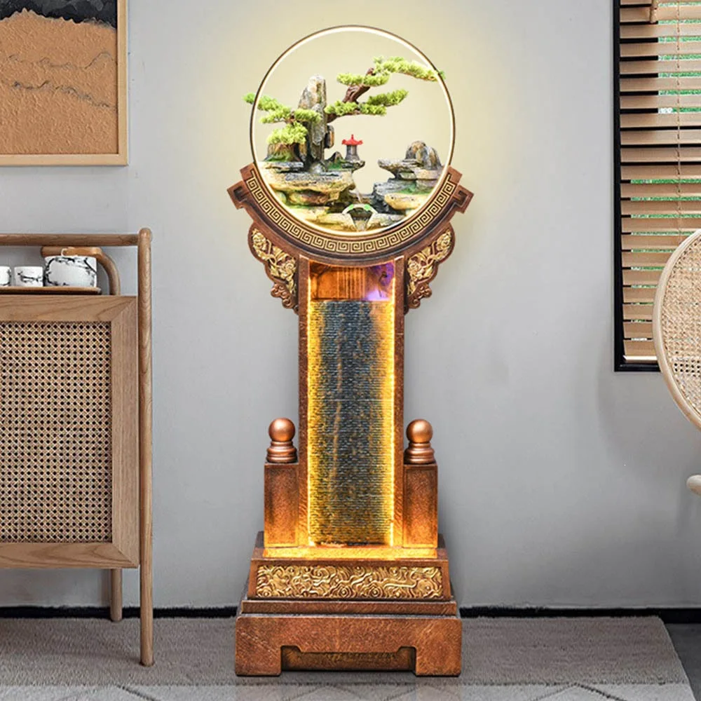 The new rockery, flowing water, fountain, lucky ornaments office company opens, landscape decoration ,