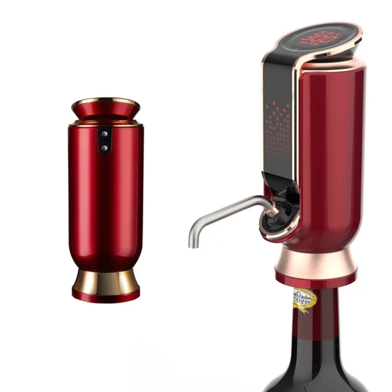 Wine Decanter Dispenser Pump for Red Wine Multi-Smart Automatic Wine Oxidizer Dispenser USB Rechargeable Spout Pourer