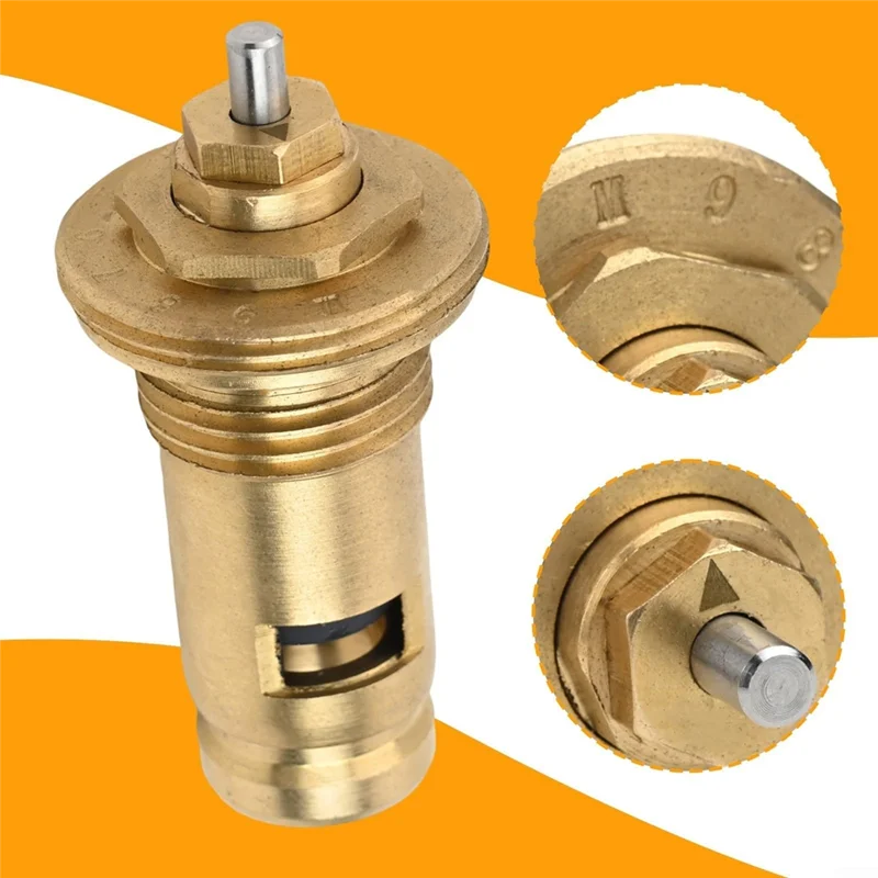 SEWS-Brass Radiator Valve Insert M30 X 1.5 Valve Thermostat Insert 1/2 Inch Bath & Kitchen Faucet Replacement Valvecartridge