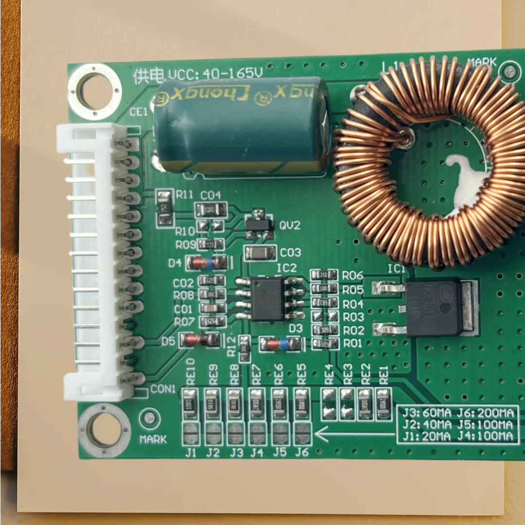 DC40V-165V 32 polegadas a 60 polegadas / 19 polegadas a 65 polegadas placa de alimentação LED de corrente constante para retroiluminação de TV LCD / placa de boost / placa de retroiluminação de TV