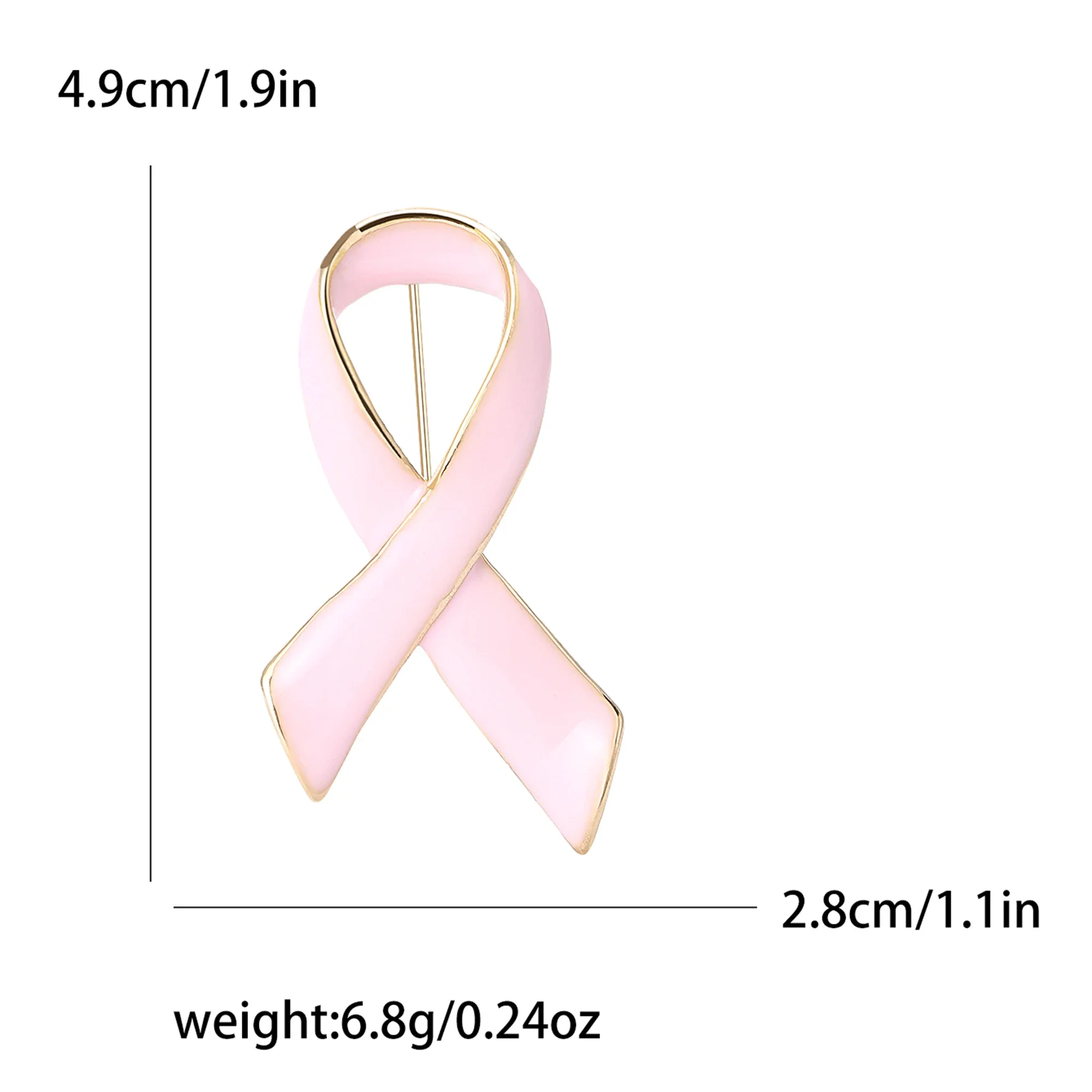 Rhinestone Ribbon Pins for Women Bow Brooch Breast Cancer Red Ribbons Friend Gifts Event Backpack Decoration Clothes Accessories