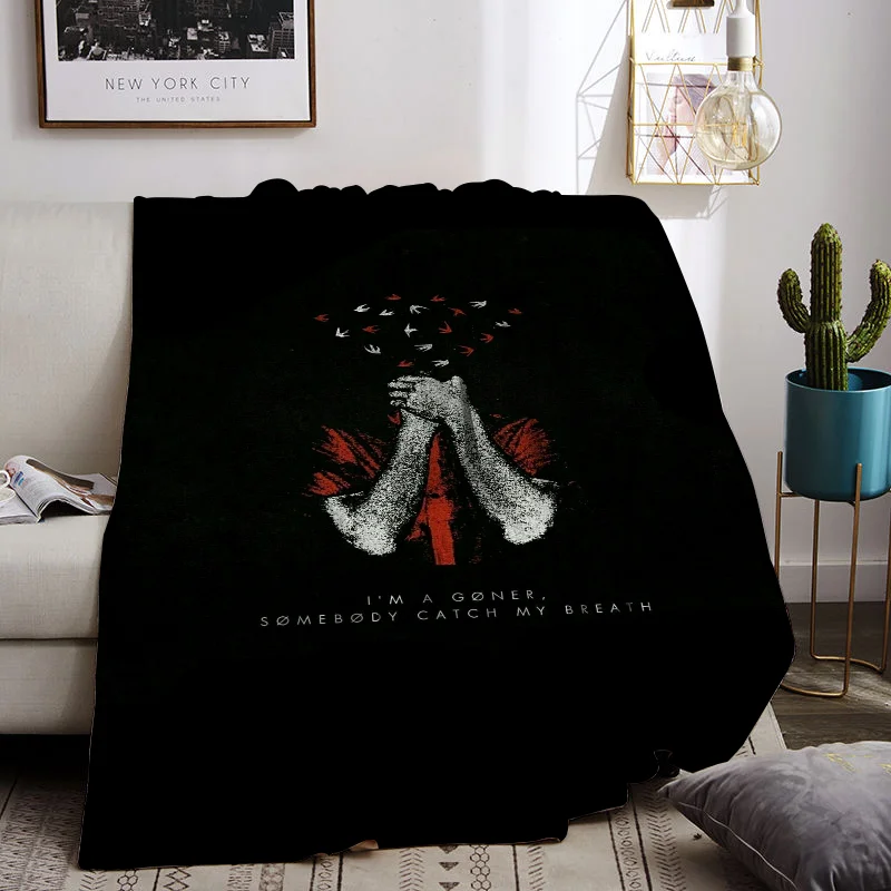 T-twenty One Pilots Couch Throw Blanket for Sofa Bedspread on the Bed Boho Home Decor Bedroom Decoration Fluffy Soft Blankets