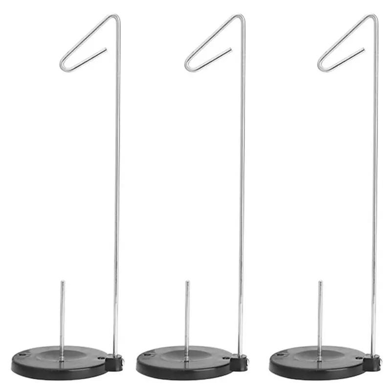 

【НА РУСТЯХ РОЖДЕНИЯ】3X Подставка для одной катушки с коническим держателем из чугуна, держатель для ниток, подходит для шитья и вышивки, держатель для ниток