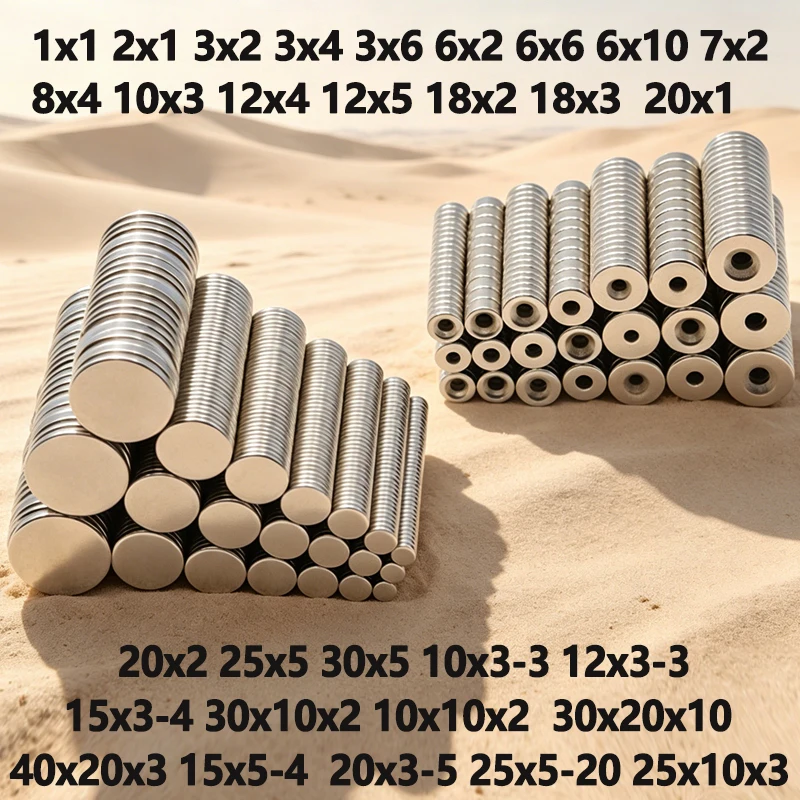 Multiple Sizes 8x4 12x5 10x3 7x2mm Magnet N35 NdfeB Permanent Magnetic Imanes 10x3-3 3x4 12x4 15x3-4 Accessory Neodymium Magnet