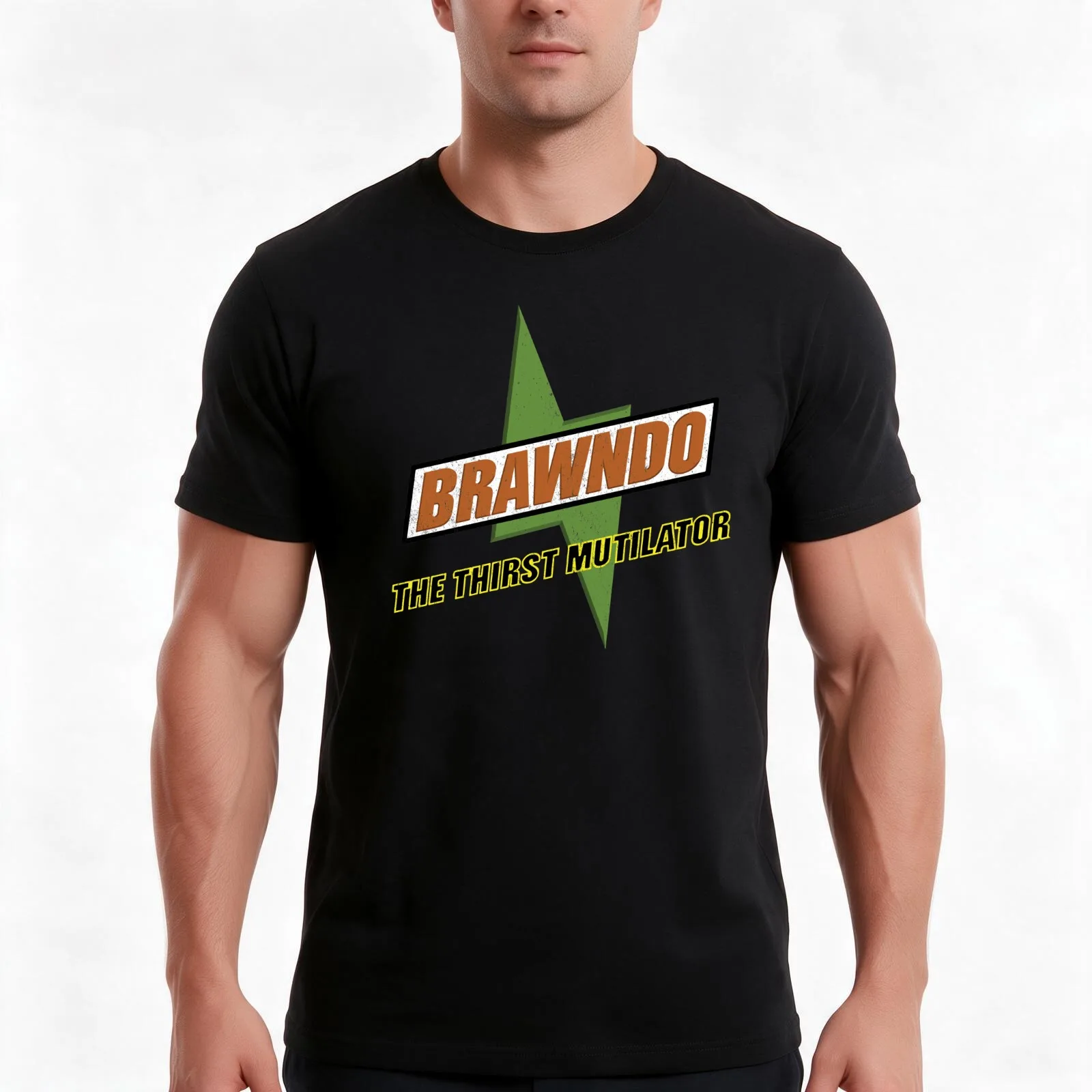 Brawndo - The Thirst Mutilator T-Shirt Summer Casual Cotton Tee Oversized Streetwear Tops Vintage Graphic Print 100% Cotton