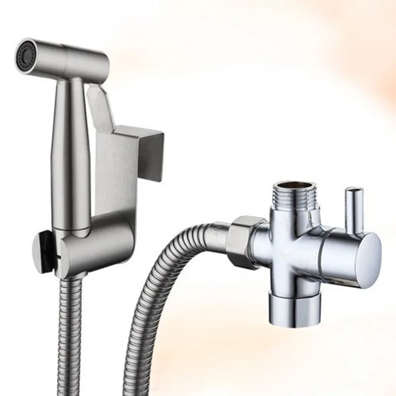 

Женский умывальник из нержавеющей стали 304, туалетный компаньон, разделитель воды для очистки, подвесное сиденье, набор пистолетов-распылителей для унитаза