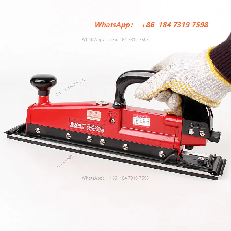 Linear track, front and rear reciprocating pneumatic wire drawing machine polishing and grinding square BX-805