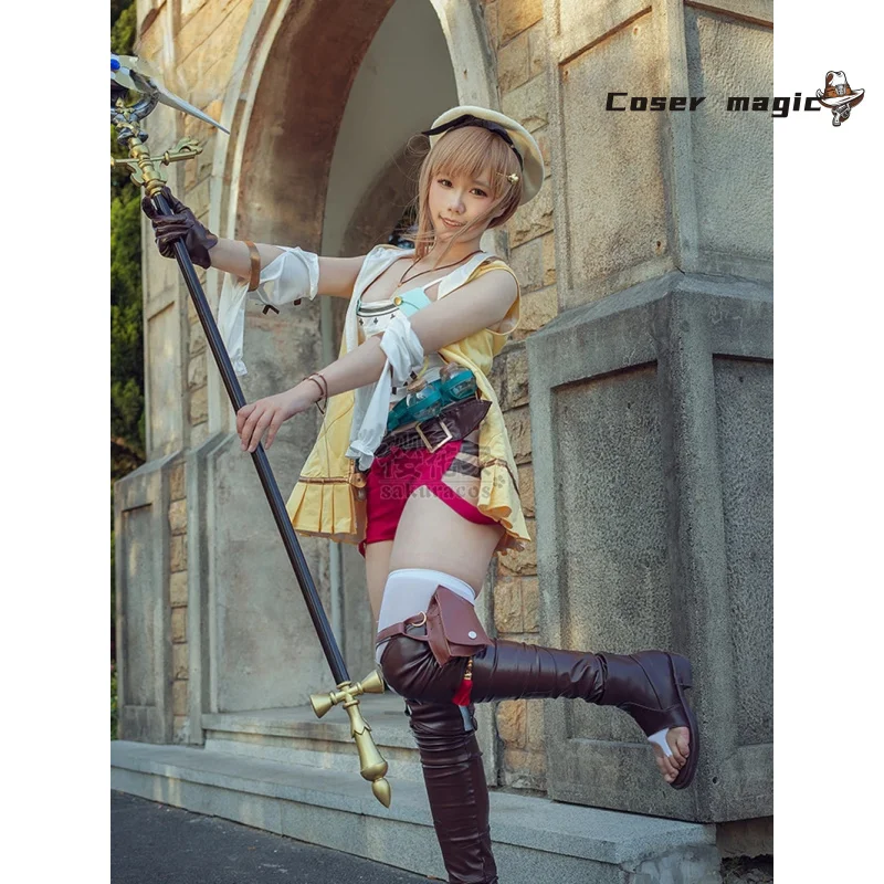 أزياء أنيمي أتيليه رايزا رايزا التأثيرية أزياء الهالوين كرنفال حفلة عيد الميلاد لعب الأدوار الملابس الملابس