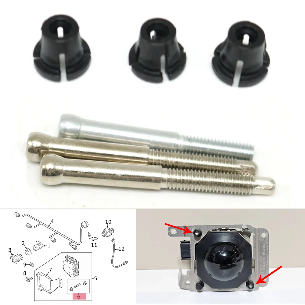 ACC Radar Cruise Control Distance Sensor Module Screw Clip For Audi Q5 SQ5 Q7 SQ7 Q8 SQ8 A4 S4 A5 S5 RS5 A6 A7 S7 A8 S8 E-tron