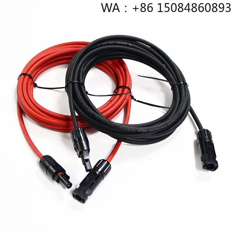 1-10m Custom 6mm² Solar DC Extension Cable PV Connector Wire DC Power Battery Cord for  Solar Photovoltaic Power Generation Syst