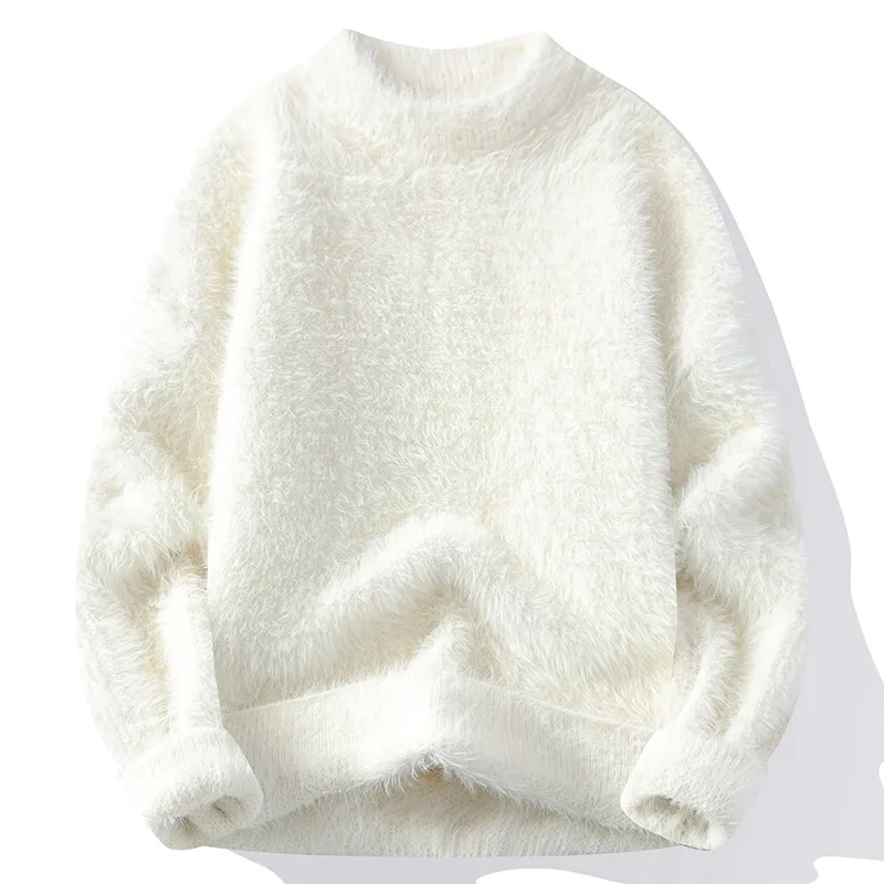 

2024 winter new arrival korean style thicken mens warm sweater men fashion sweaters Men's wool pullovers male size M-3XL