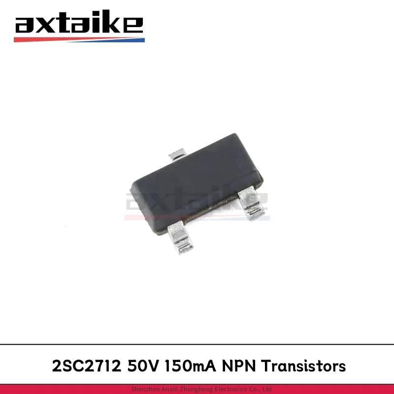 100PCS 2SC2712 Marking:LG SOT-23 2SC2712-GR,LF 50V 150mA 150mW NPN Transistors SMD