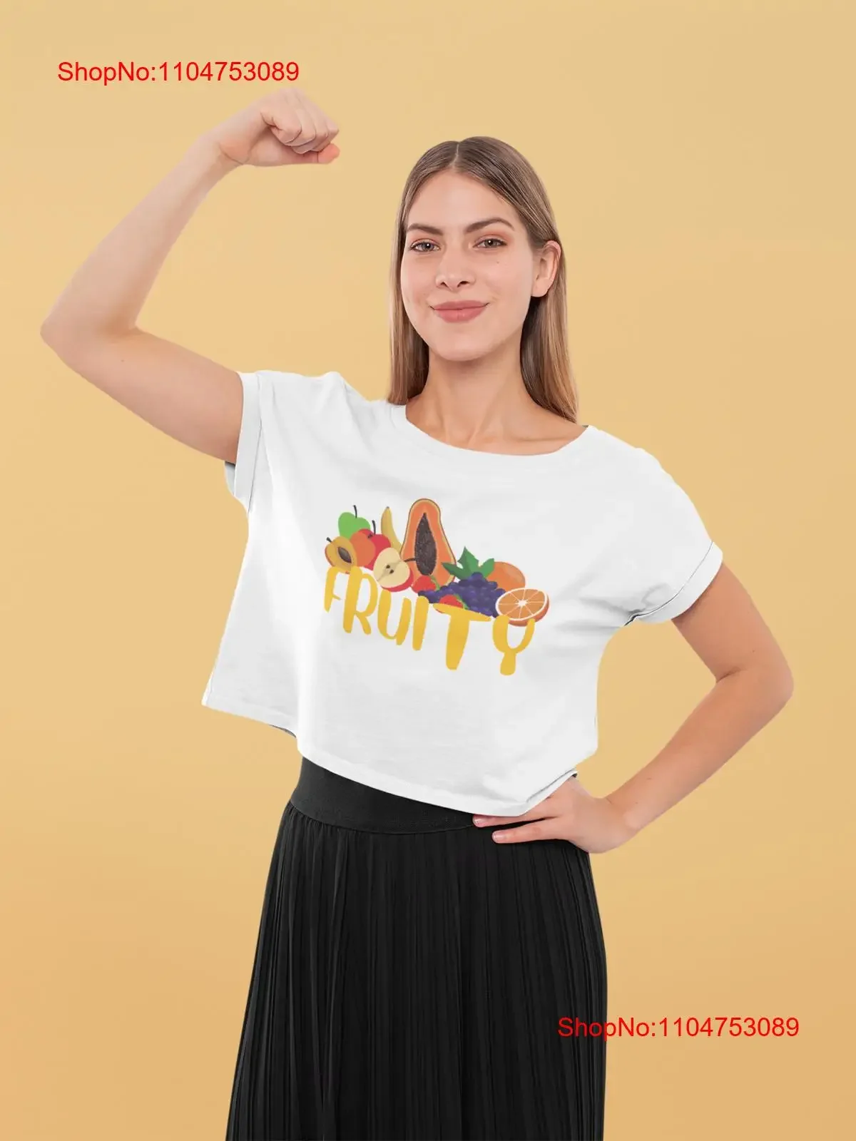 Fruity Cropped Cotton T Shirt vintage Washed Slightly Top For Everyday Wear homme Stylish fashion graphic designer clothes