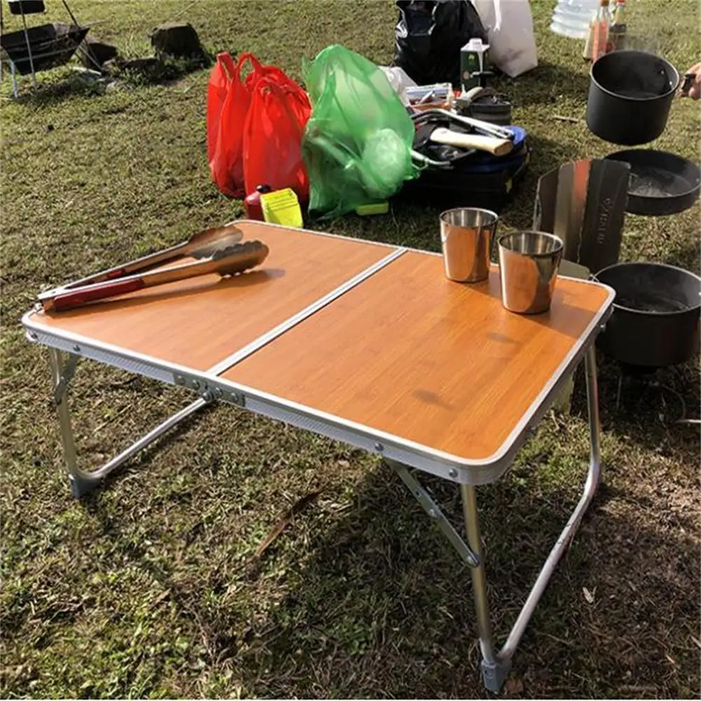 Lightweight Portable Folding Camping Table Strong Load-bearing Dirt-resistant For Outdoor Picnic Camping Fishing