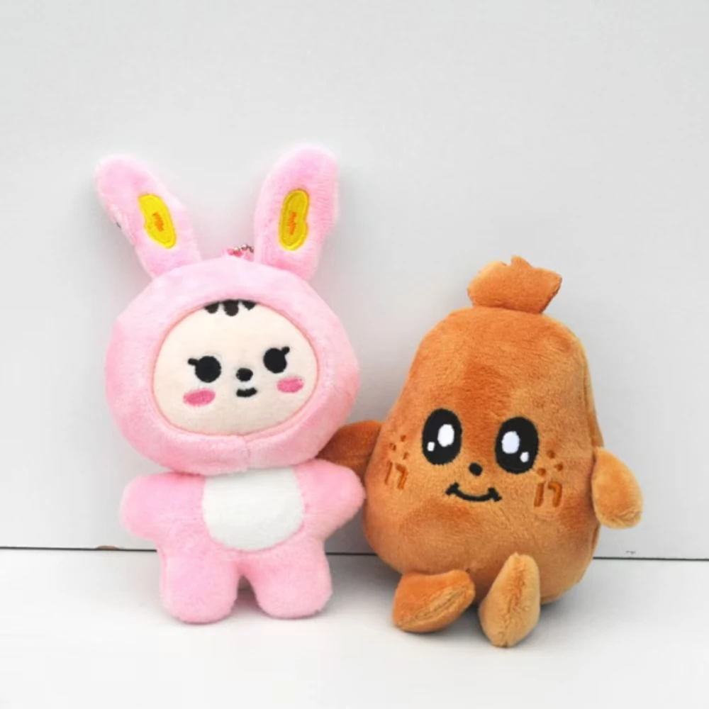 Kpop Miniteen 10 cm cartoon pluche pop sleutelhanger mooie rugzak hangende WONWOO fans geschenken collectie