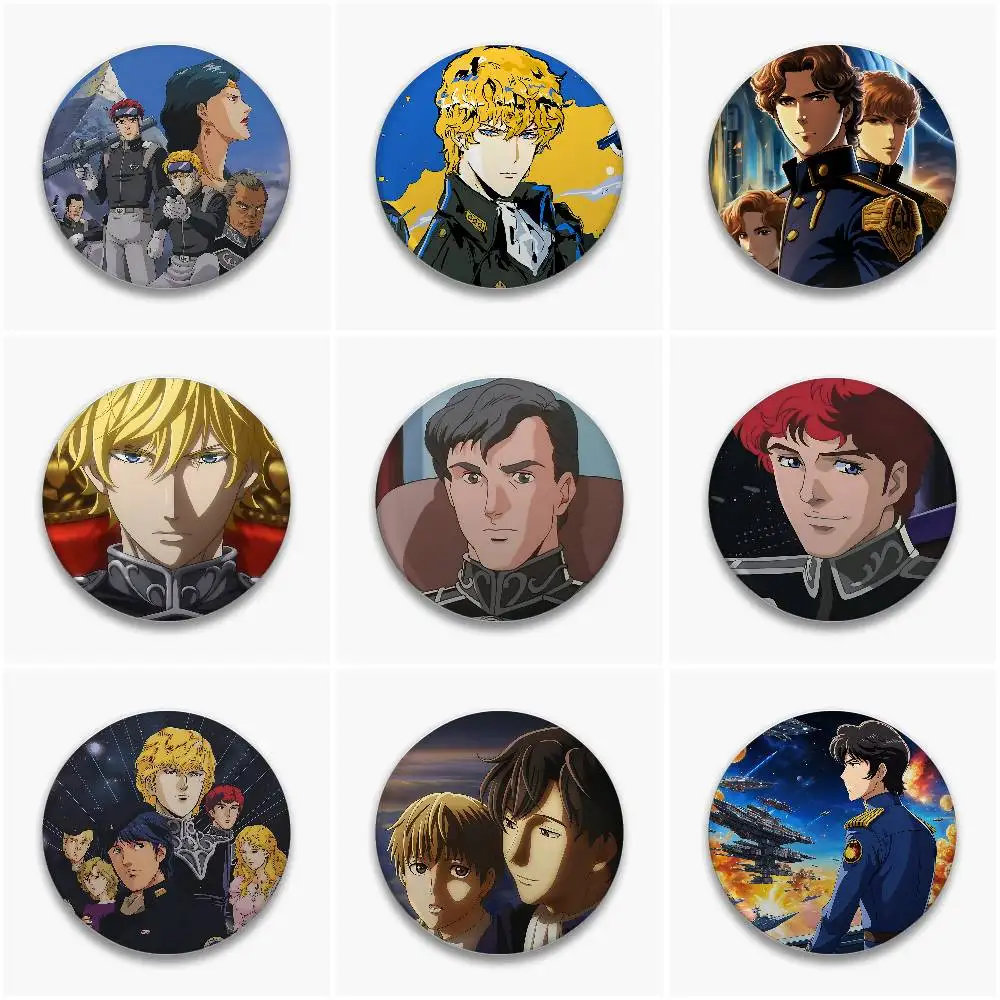 Insignias de leyenda de héroes galácticos, broche de botón suave de hojalata, insignia de Metal, accesorios de joyería personalizados, sombrero, bolso, solapa