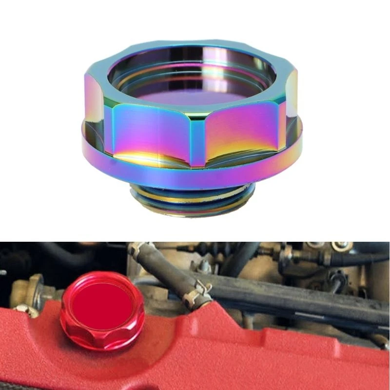 

12QM Racing Engine Oil Oil Filler Cover Durable Aluminum for Tank Cover Engine Parts Oil Filler