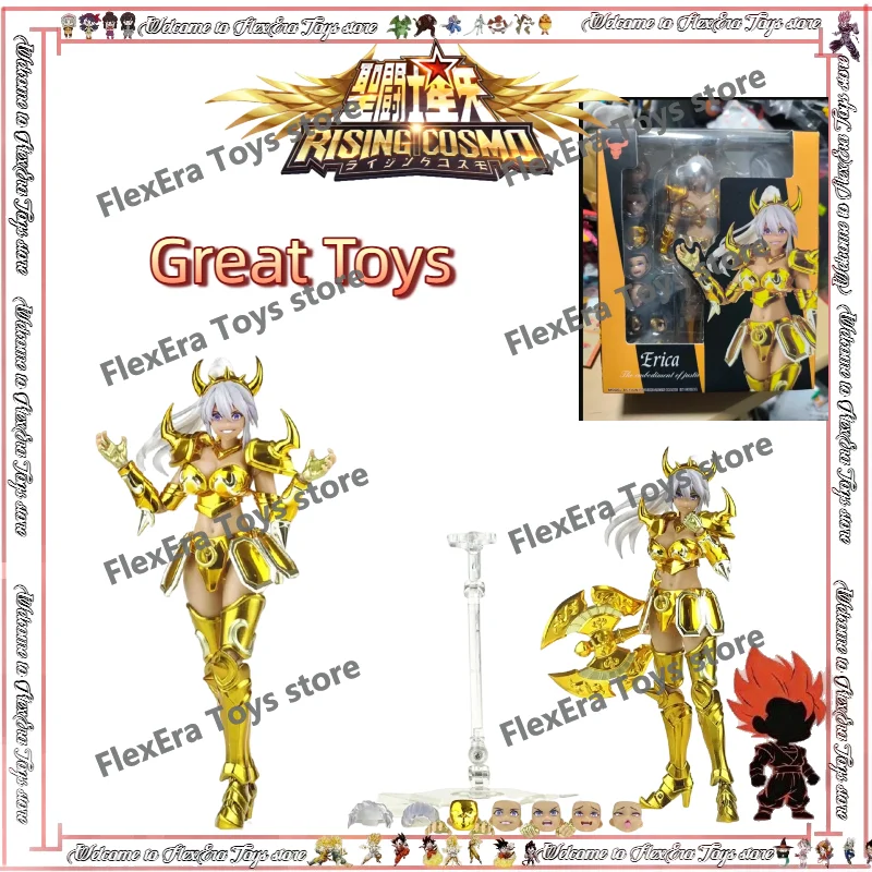 

【In Stock】GT Saint Seiya Myth Cloth EX Taurus Erica Divine Pact Female Zodiac Knights of Action Figure Model collection gift