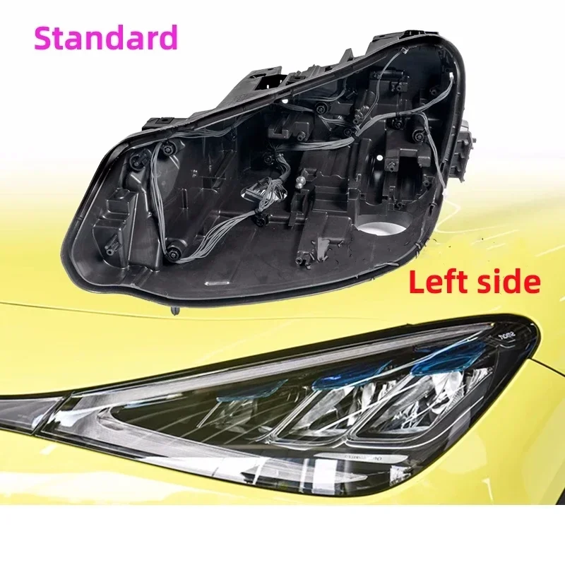 For Smart 2022 2023 Headlight Base Headlamp House Headlamp Rear Cover Auto Headlight Back House Headlamp Rear Shell