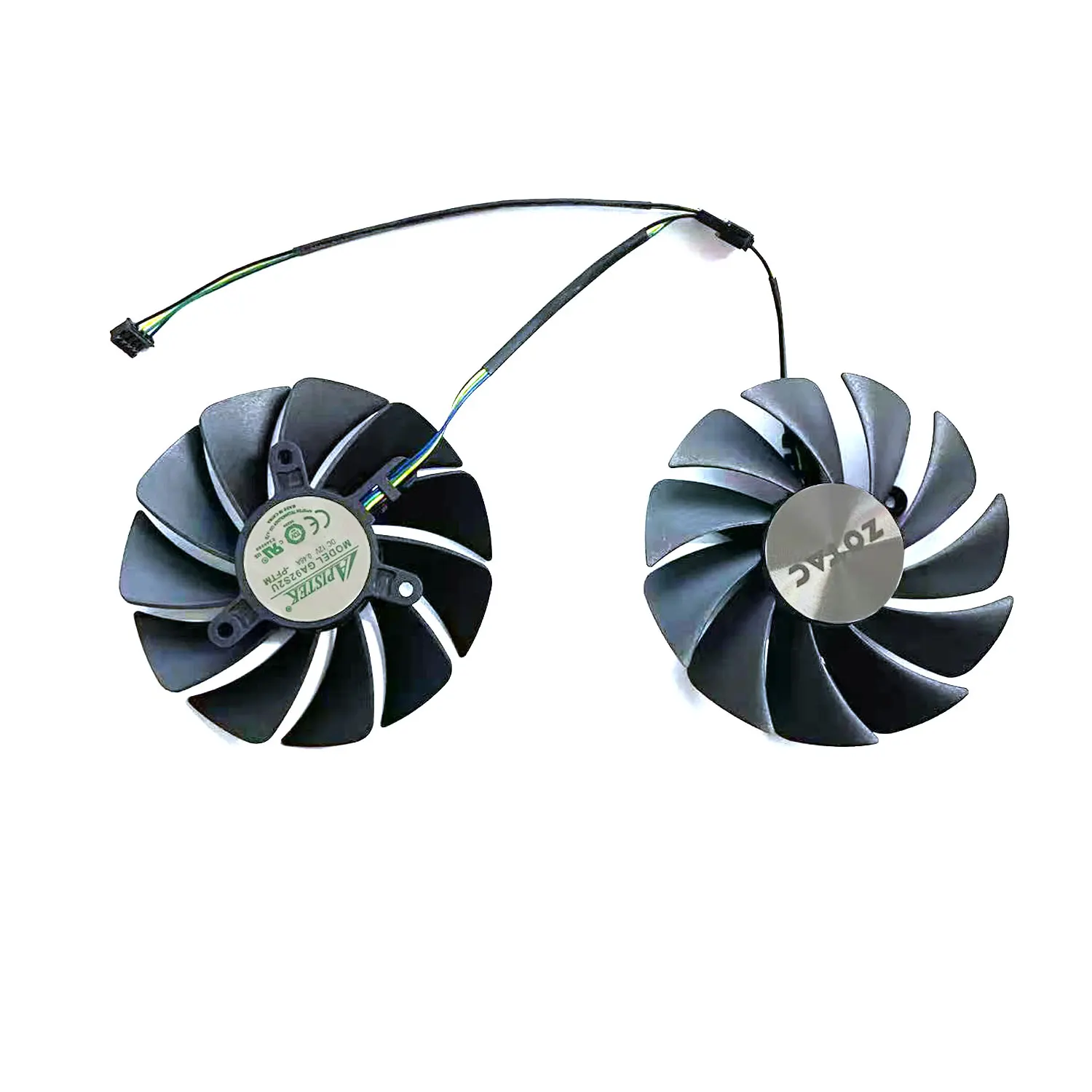 

For Sotaire RTX3050 3060 3060TI Twin Edge graphics card New 87MM 4PIN GA92S2U TYX3050 3060TI GPU fan