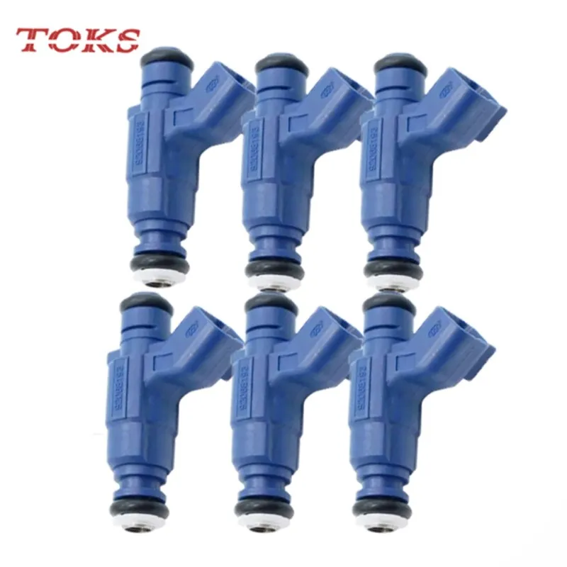 6pcs Car Fuel Injectors Nozzle 0280156300 For Volvo XC90 S80 XC70 V70 XC60 3.2 L6 2007-2015 FJ1066