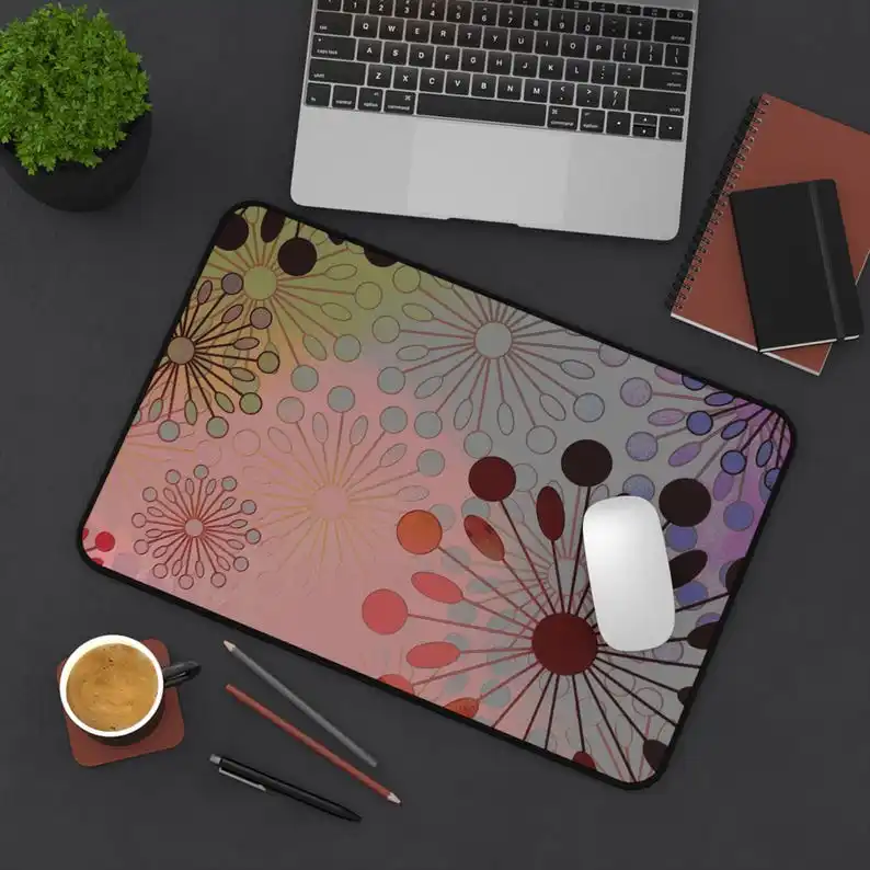 

Colorful Line Style Mousepad, Non-slip and Waterproof Mouse Pad, Office Game Table Decoration Mat, The Perfect Gift for Friends.