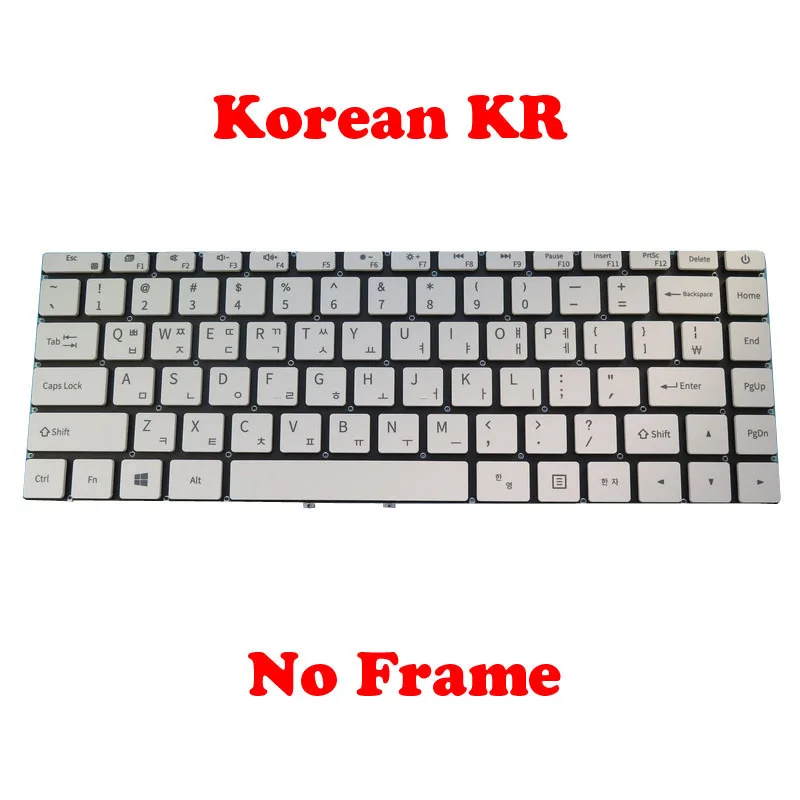 Laptop Keyboard For JOOYON Tech Carry Book E J3GW Korean KR White New