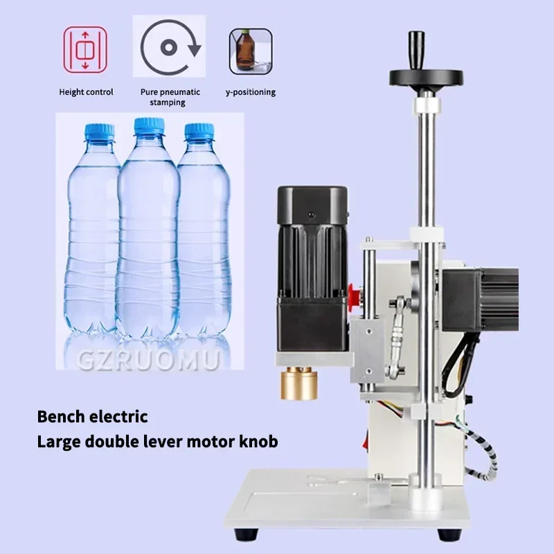

Semi-automatic Capping Machine Plastic Glass Bottle Capper Water Beverages Cosmetics Bottle Cap Crimping Tool WT-80XG