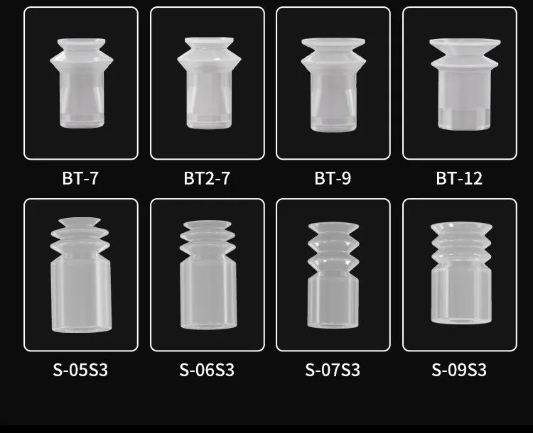Manipulator SMC Mini ZP Mini Small Suction Nozzle BT3-5 Strong Silicone Suction Cup Pneumatic