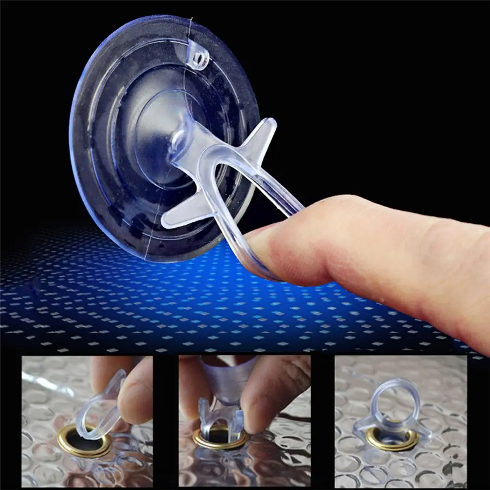 10PCS PVC Car Sunshade Kitchen & Home Sucker Wall Hanger Suction Cup Hook