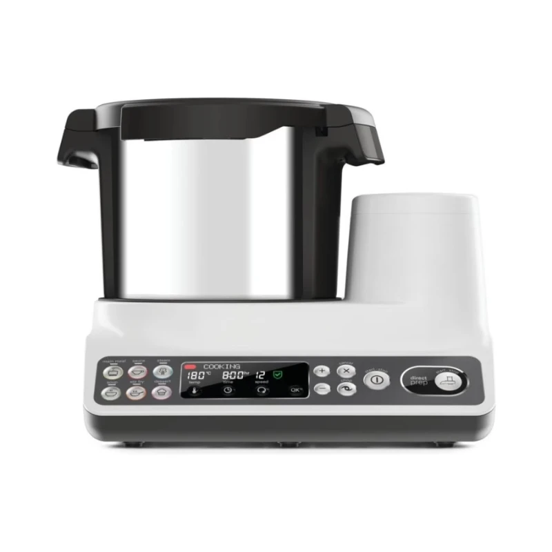 Multifunctional vegetable cutting, stir-frying and integrated cooking machine