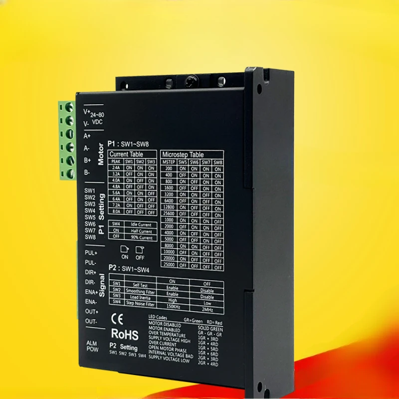 Two-phase stepping driver adapts to two-phase stepping motor