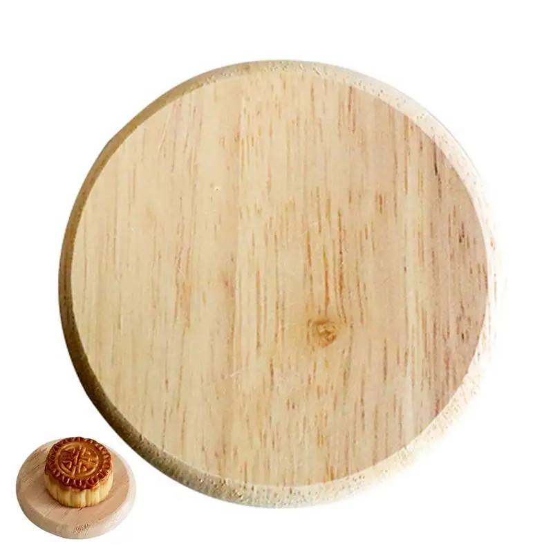 Posavasos de madera para taza de té y café, manteles individuales artesanales, tapete redondo para tetera, posavasos de madera para bebidas