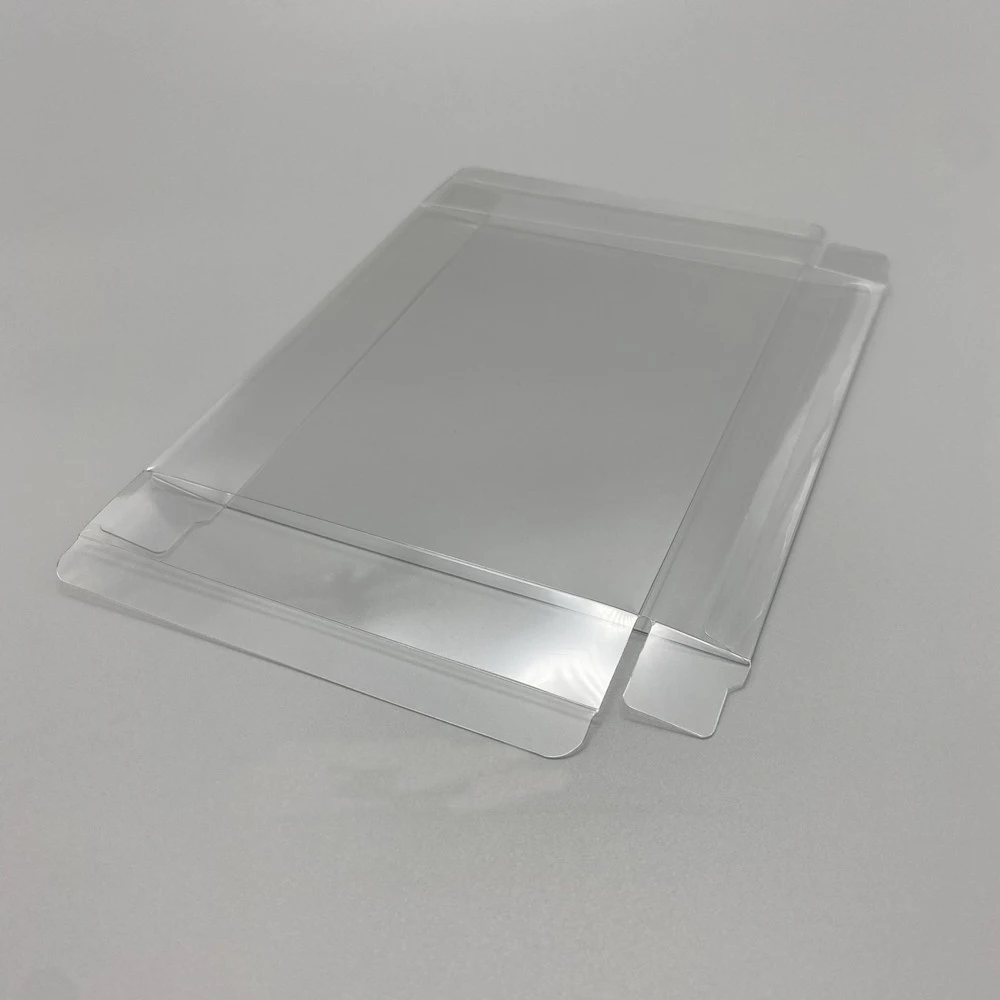 Clear protective PET cover  For ZUIDID Dreamcast DC  EU version game card  collection display box storage box protection box