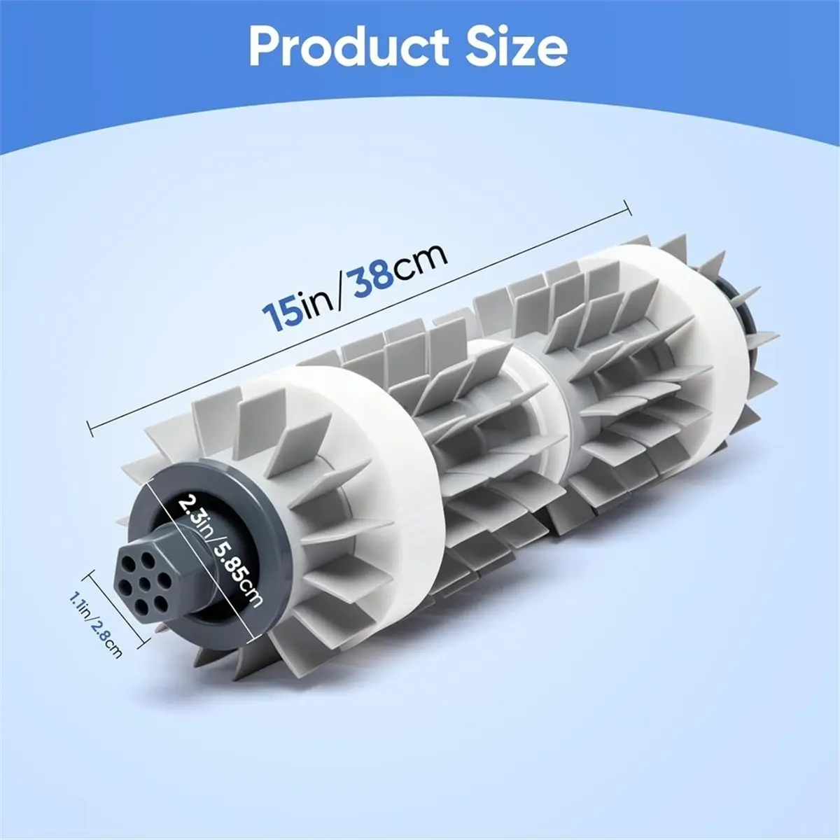11·11COUPON Pool Cleaner Rear Brushe Replacement Parts for M600/M700/M550 Active 60 Explorer E60i/E70 Zenit 55/60/70