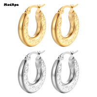 Golden Big hoop Earrings Korean Geometry Metal Earrings For women Female Retro Drop Earrings 2021 Trend Fashion Jewelry