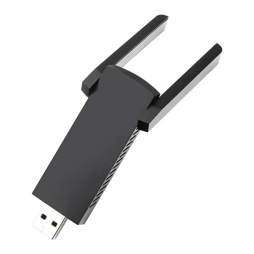 محول واي فاي محمول 1300 ميجابت في الثانية USB ثنائي النطاق 2.4 جيجا/5 جيجا هرتز بطاقة الشبكة جهاز إرسال استقبال لاسلكي للكمبيوتر المحمول المكتبي