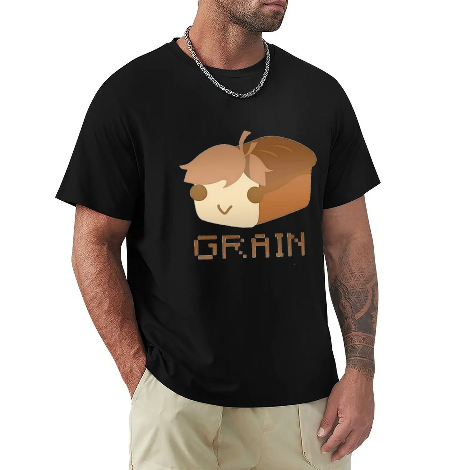 

The Grain bread fanny T-Shirt Short sleeve tee cheap stuff oversized graphic tee clothing for men