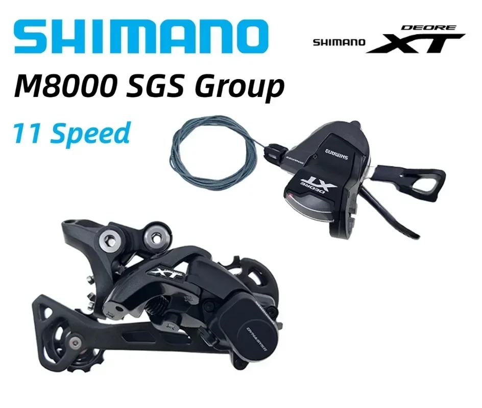 SHIMANO DEORE XT M8000 11s Groupset SL M8000 SHIFT LEVER + RD M8000 GS REAR DERAILLEUR 11 Speed SHIFTER GS MTB Bicycle Parts