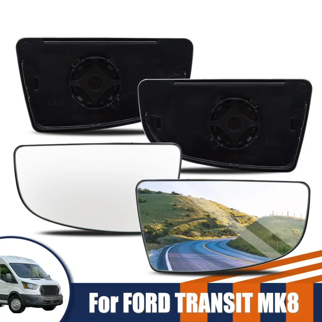 For Ford Transit MK8 Tourneo 2014-2022 150 250 350 2015-2022 Left Right Side Wing Convex Mirror Glass Lower No Heated Rear View