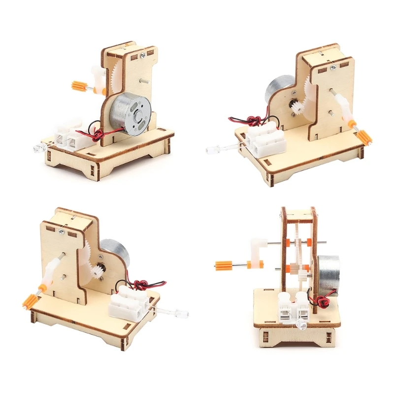 Wooden-Hand Cranked Generator for Laboratory Science Physical Experiment