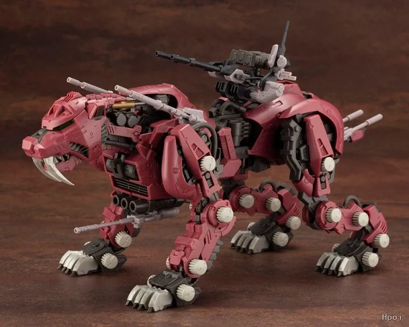 【الأصلي】Kotobukiya HMM Series Zoids Wild EPZ-003 Sabre Tiger CA Color Ver. Mecha-assemble 1/72 عمل نموذج لجسم لعبة