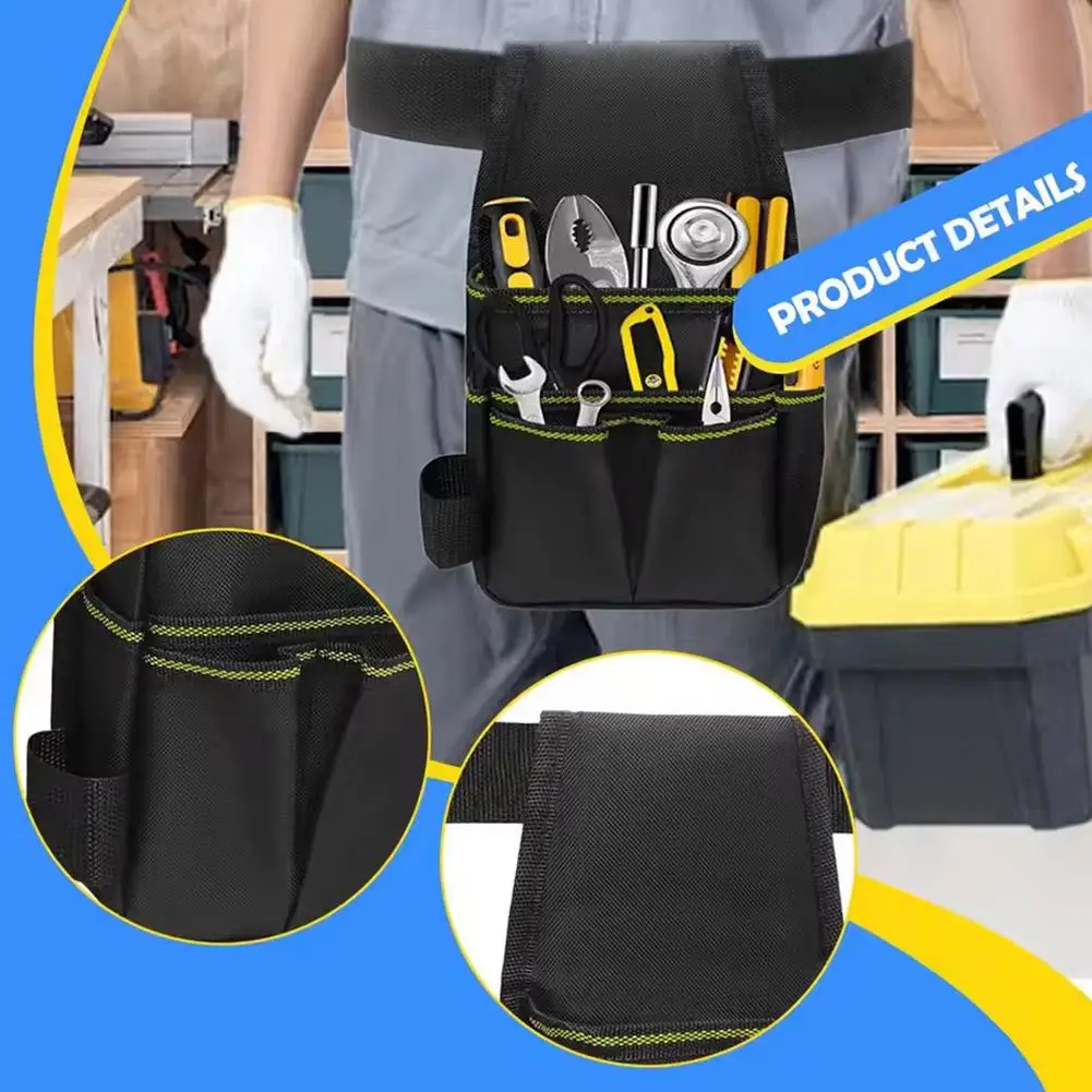 Convenient Small Pocket Repair Tool Storage Waist Bbag Pliers Screwdriver Electric Pen Hammer Wrench Storage Bag