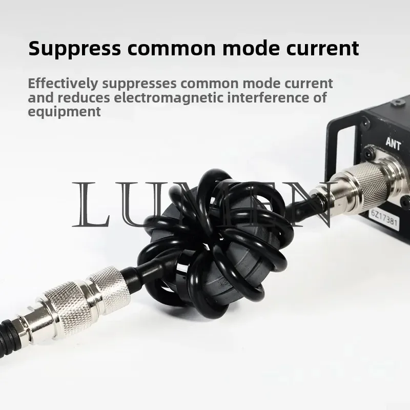 EM-43 Shortwave Choke Magnetic Ring 1.8-30MHz Suitable for HF Shortwave Radio To Suppress Common Mode Current Anti-interference