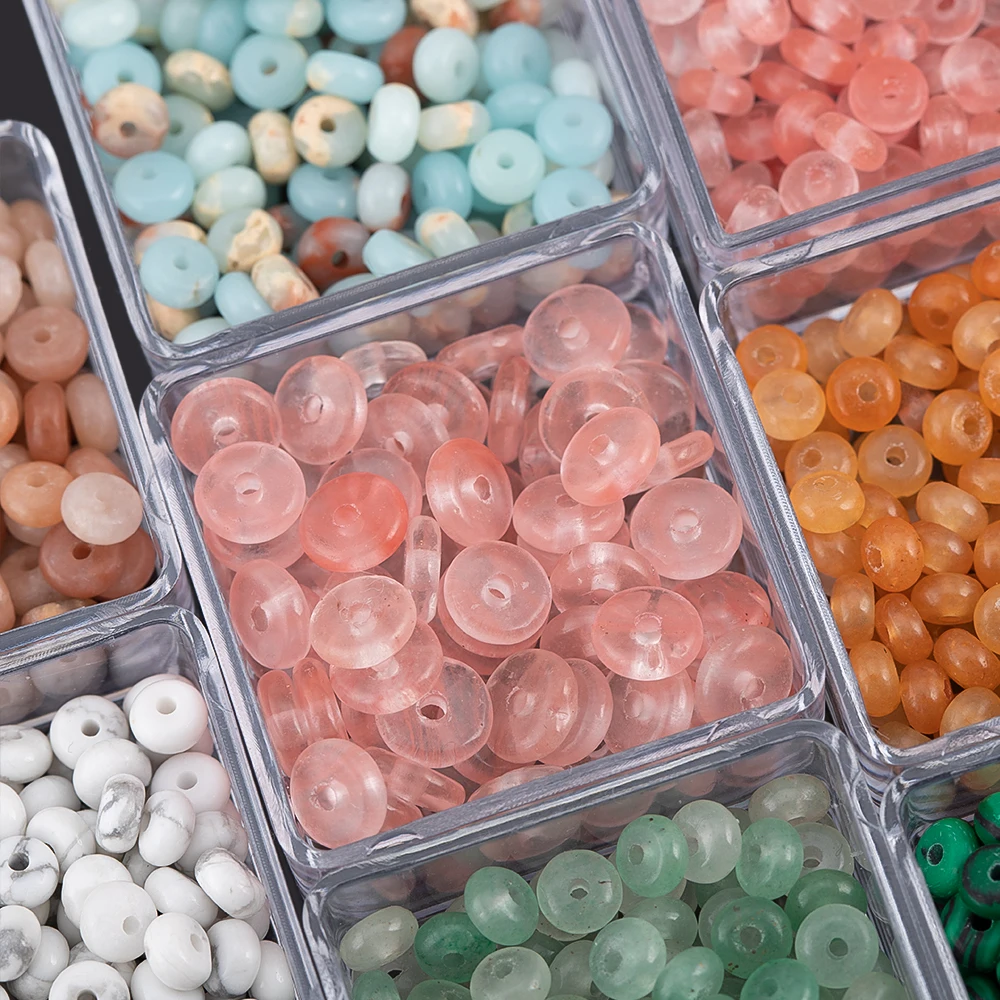 160pcs 4mm Natural Stone Abacu - Jewelry Making Stones ulasan dan harga