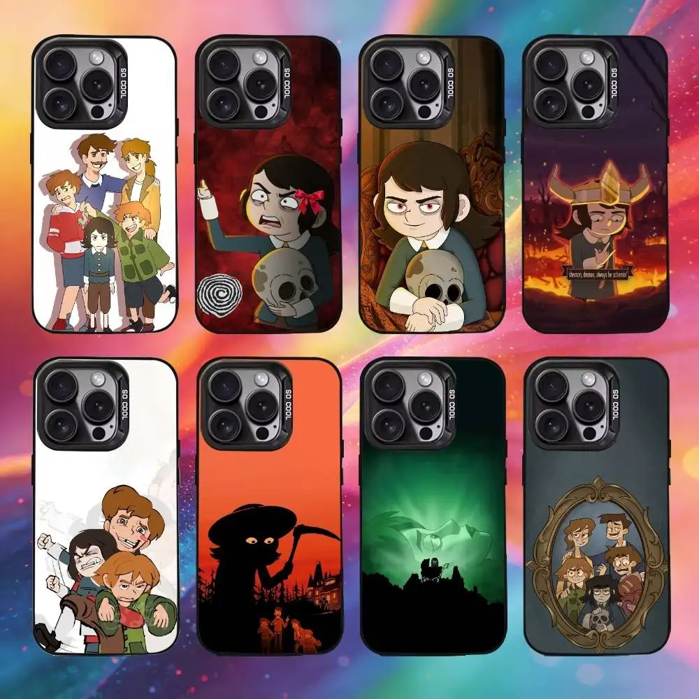 

H-Haunted H-Hotel G-Ghost Phone Case For iPhone17, 16,15,14,13,12 Pro Max Black Candy Matte Shockproof Cover