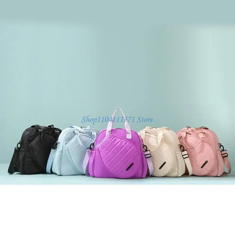 

P9FC Multifunction Tennis Gear OrganiserTennis Racket Bag Adjustable Removable Strap