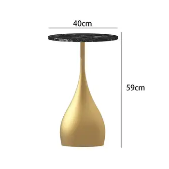 10 best sales tavolini laterali dorati - №8