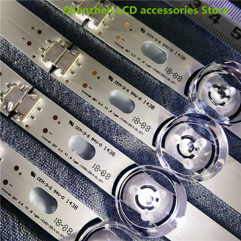 إضاءة خلفية ليد للإضاءة ، 6916L1957E ، 6916L1956E ، 42 رطل ، 4 خلفية ، جديد ، 8